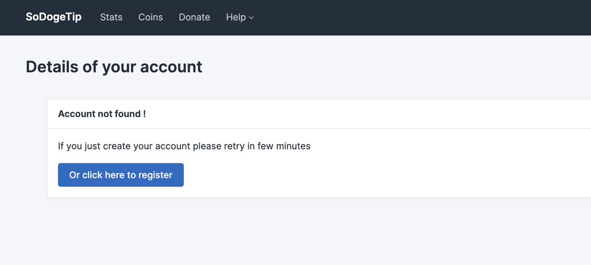 sodogetip's tweet photo. Now you are able to register using website.
1. Go to https://t.co/iyRhjna5Gr 
2. Use your Twitter account to connect 
3. Click on button to create your account https://t.co/wfmqEmHlUt