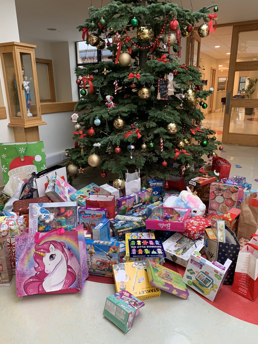A sea of presents under our Christmas Tree for St Vincent de Paul. Thank you so very much for your generousity.