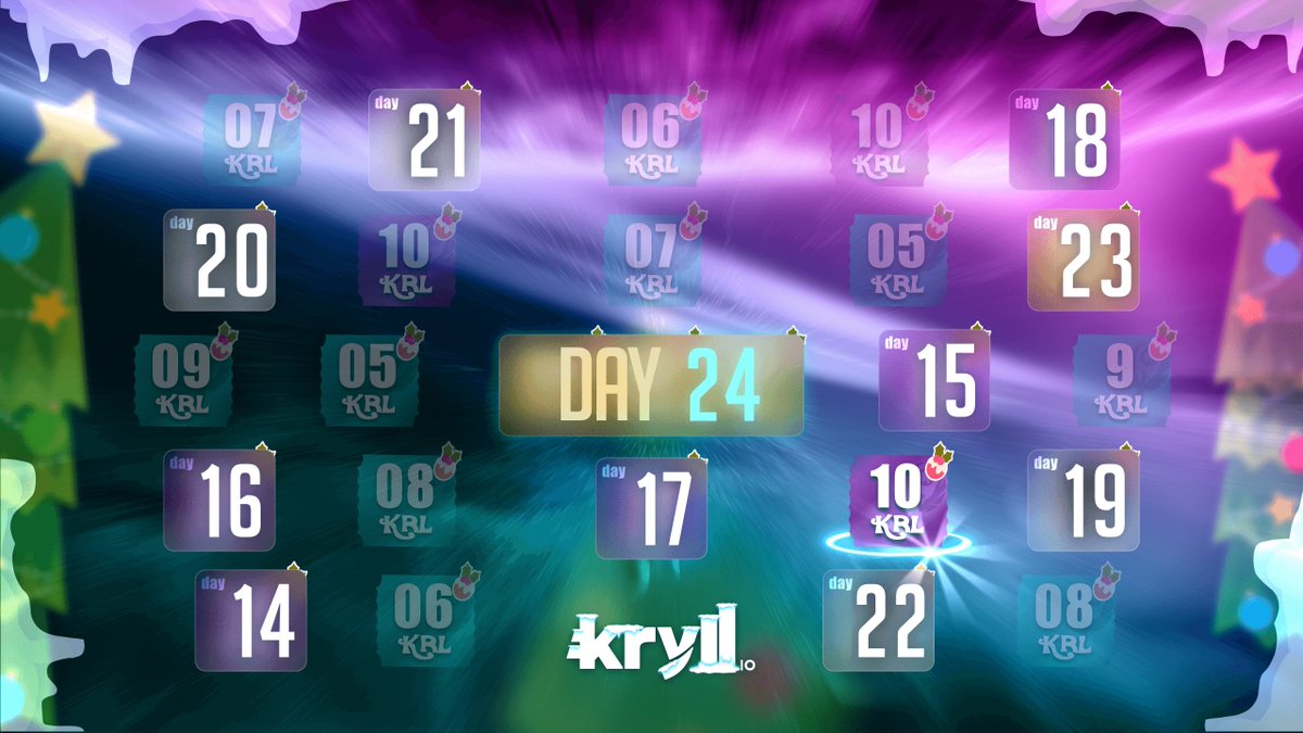 kryll_io's tweet image. ❄️ Kryll Advent Calendar: Day 13
10 $KRL to win! 🎁

Complete these steps to enter:
1️⃣ Follow + Retweet this tweet
2️⃣ Tag a friend

⌛️ Draw in 23 hours