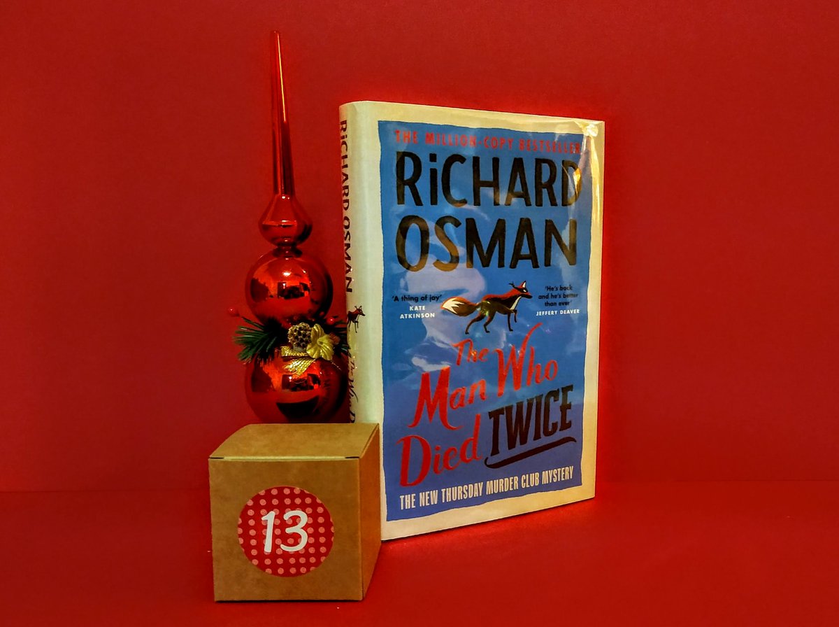 Day 13 - Unlucky for some, especially the guy who died twice! Lucky for the person who snaps up this lovely, signed copy.
#christmas2021 #adventcalendar #countdowntochristmas #hohoho #Santa #staffordbookshop #richardosman #richardosmanthemanwhodiedtwice #pbfa #shoplocalstafford