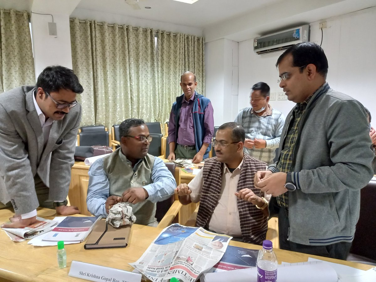 JicaTripura's tweet photo. A three day training cum workshop conducted on "Leadership in Forest Management" for SDFOs, DFOs, DCF Level Officers Posted in Tripura Forest Department was organized by Tripura SCATFORM Project from 11 to 13 Dec, 2021 @tripura_cmo @ForestTripura @jica_direct_en T-3 https://t.co/tSyIEwsJ12