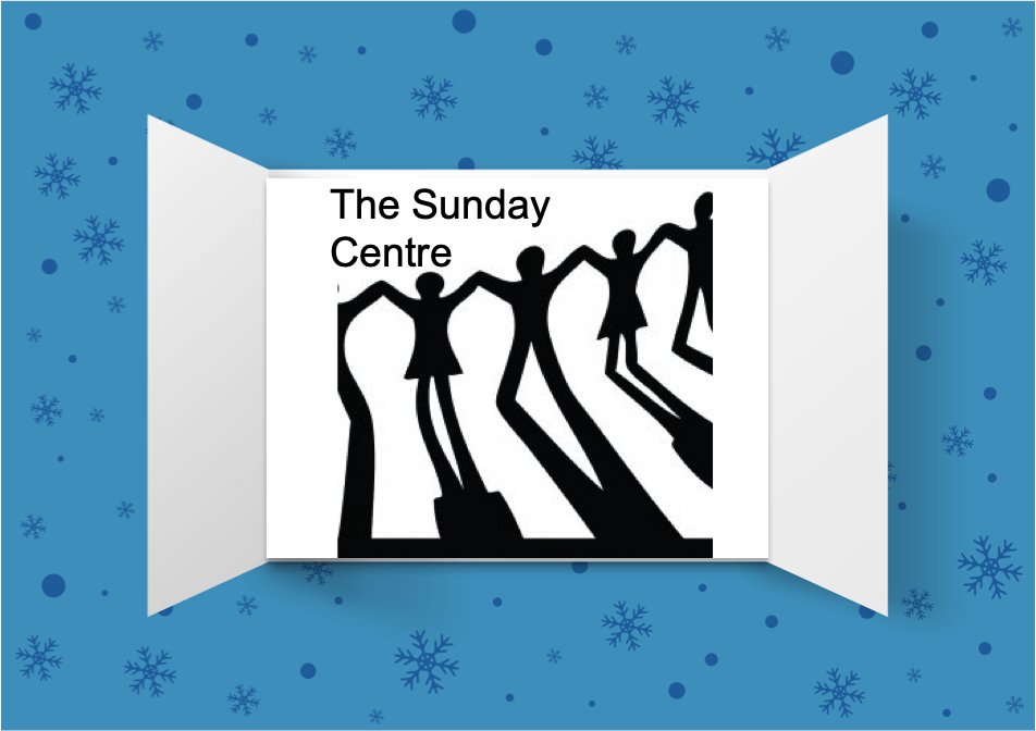charity_advent's tweet photo. It's Day 20 of the Sheffield Charity Advent Calendar and our charity of the day is: @Sunday_Centre! Visit our JustGiving page to make a single donation which will be split equally between 24 Sheffield charities: https://t.co/CHBDMrTLOW #sheffieldissuper #adventdonation https://t.co/1v1CR3ERne