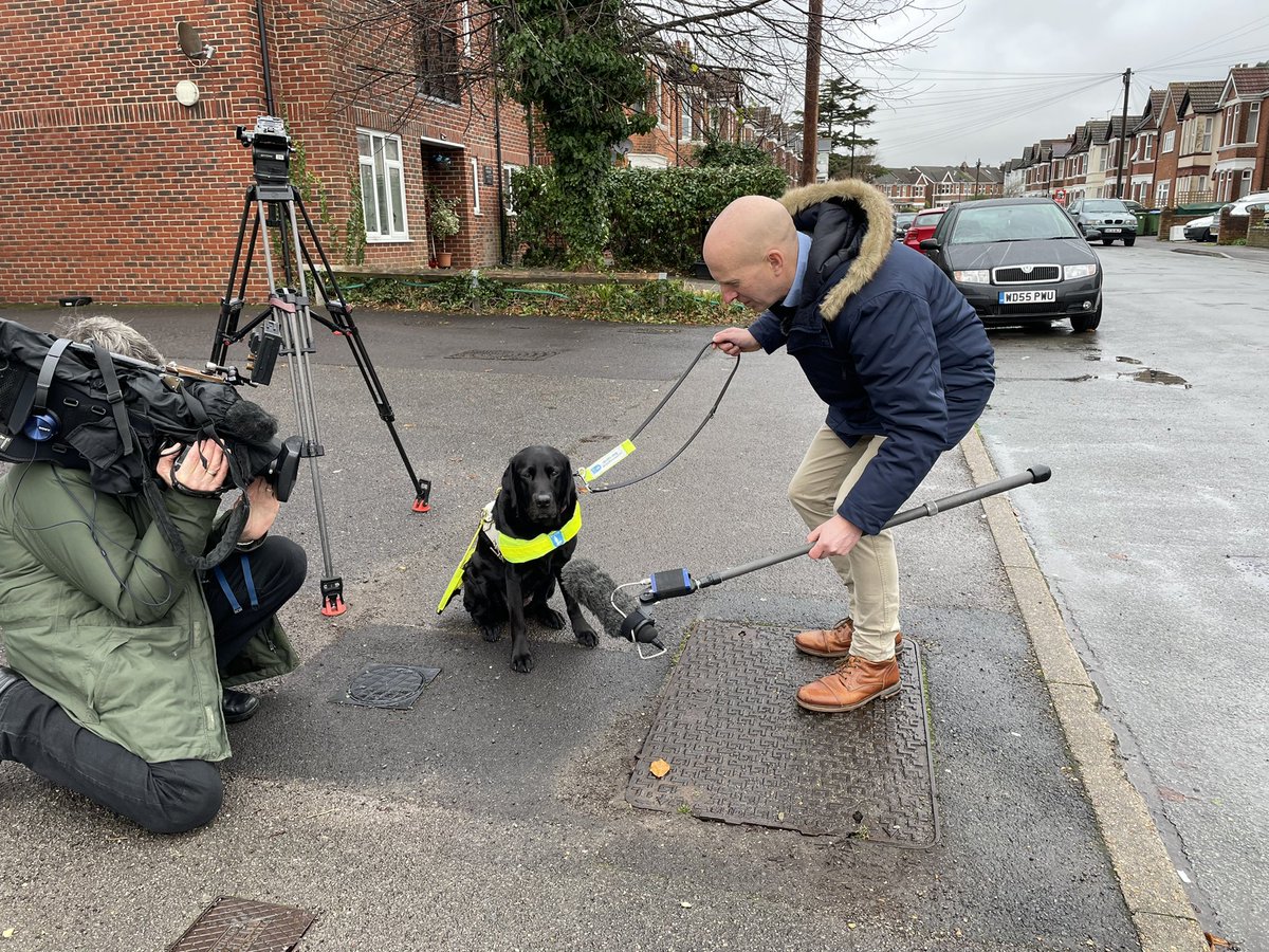 Fable enjoyed filming with <a href="/BBCSouthNews/">BBC Hampshire & Isle of Wight</a>  about the dangers of e-scooters <a href="/gdcampaigns/">Guide Dogs Campaigns</a> . Expecting it to go out tonight at 6.30