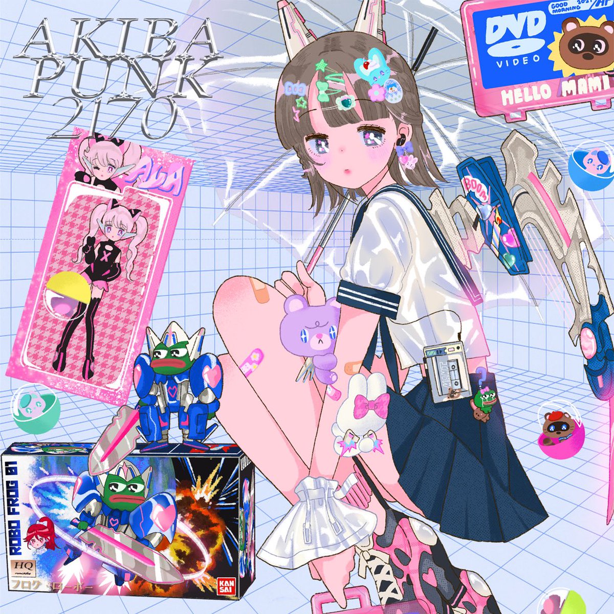 ‘AKIBA PUNK (2170)’🎐

Available now @withFND 
Reserve price :0.50 eth
foundation.app/@2610october/~…

#NFTs #pepe #AnimeNFT