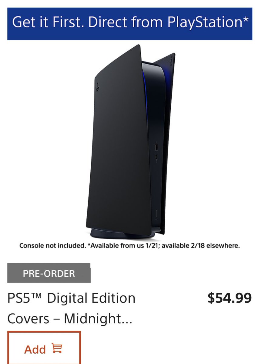snkr_twitr's tweet photo. PREORDER: PS5 Console Cover-Ups 

https://t.co/4wYIuldPHh

#AD https://t.co/2x5oHvDiuC