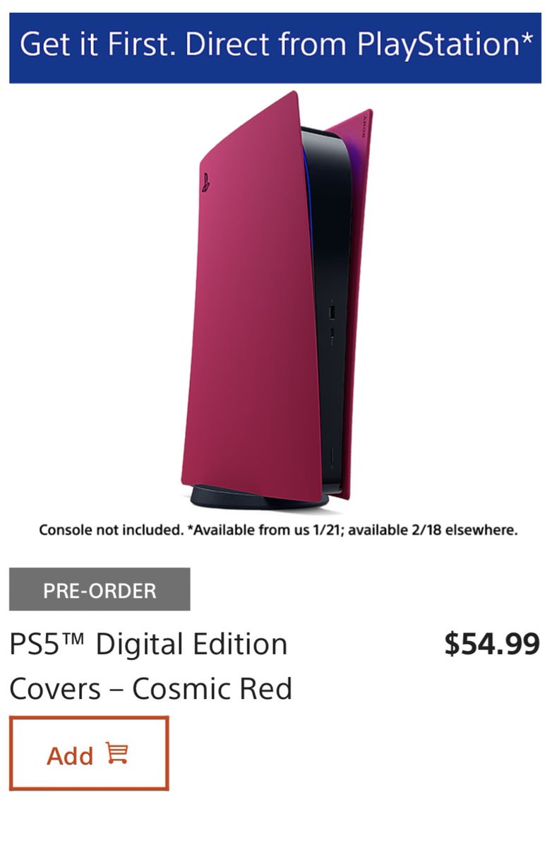 snkr_twitr's tweet photo. PREORDER: PS5 Console Cover-Ups 

https://t.co/4wYIuldPHh

#AD https://t.co/2x5oHvDiuC