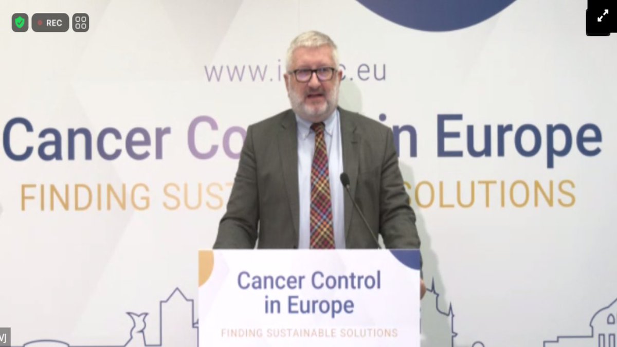 CancerLeagues's tweet photo. 📢 @TitAlbreht is concluding the first day of the Innovative Partnership for Action Against Cancer @iPAAC_project's Final Conference! #iPAAC https://t.co/zIad6DZWfI