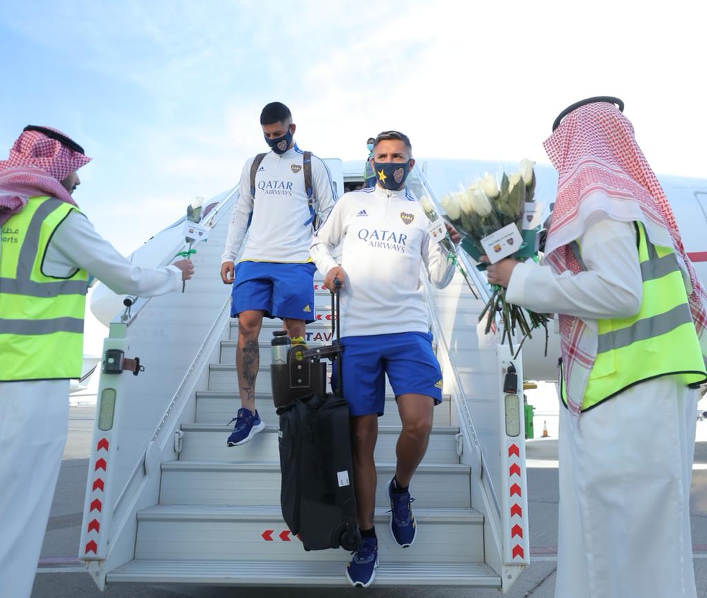 نجوم بوكاجونيورز وصلو الرياض😍
قبل مباراتهم التاريخية في #كأس_مارادونا مع برشلونة 🏆⚽️

احجز مكانك في الملعب و #عيشها في مباراة ماتتكرر 💪
tickets.riyadhseason.sa/ar/d/997/marad…