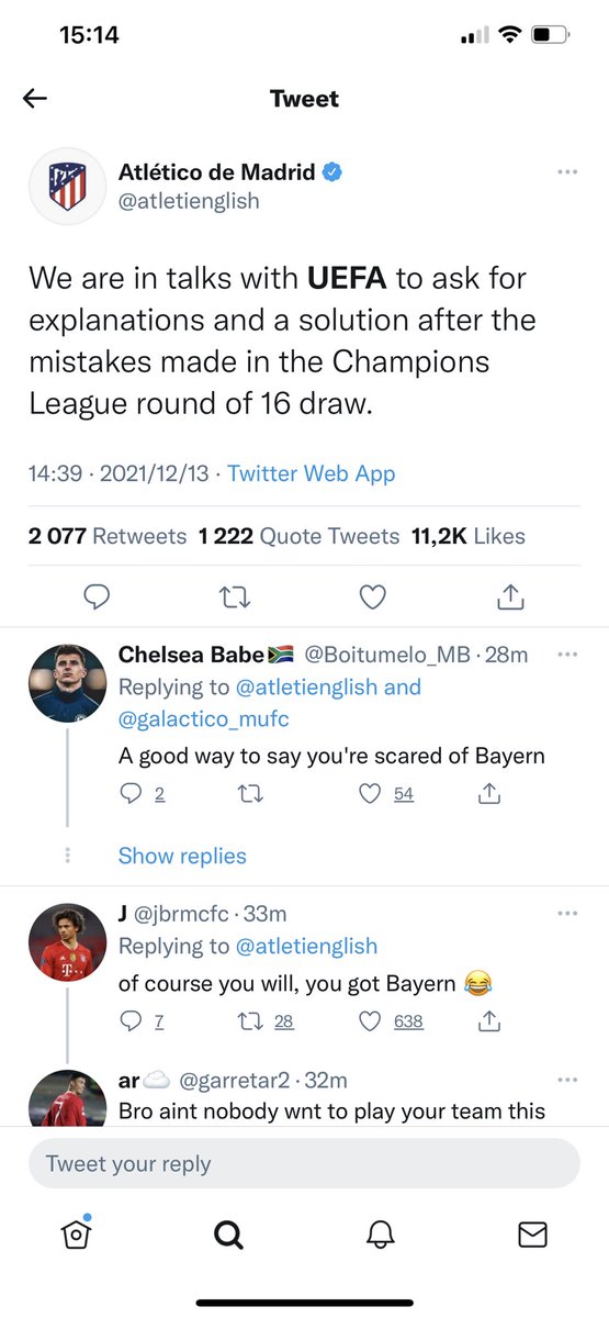 mrGumboz's tweet photo. @bright_chukz You don’t know what you talking about , check who complained about a flawed system , Man U have beaten PSG and ca go it any day https://t.co/43CUjUXqZr