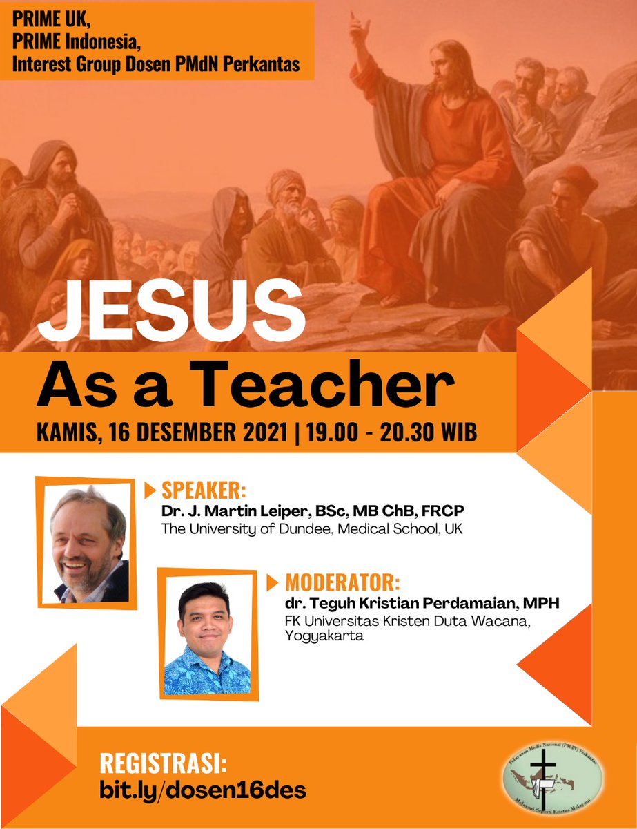 Registrasi:
bit.ly/dosen16des

Mari kita doakan dan hadiri bersama.

Diselenggarakan dalam kerjasama dengan PRIME (Partnerships in International Medical Education)
prime-international.org