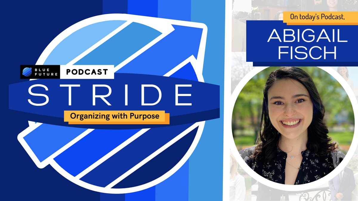 BlueFutureNow's tweet photo. Tune in today to a new episode of our podcast, Stride: Organizing with Purpose!
 
Stride highlights the voices of young change-makers!
 
Listen on Spotify to hear Abigail's story and how she's working to change the world for the better. #StridePodcast #OrganizeWithPurpose https://t.co/mBCMJMlOej