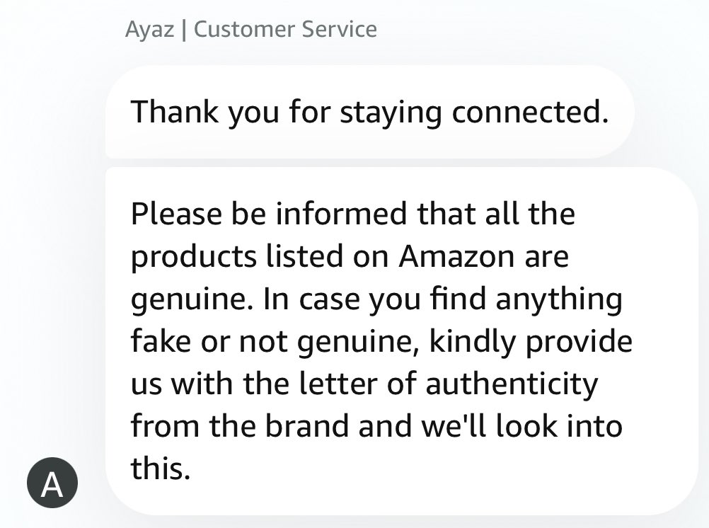 divtweets's tweet photo. @AmazonHelp Seriously? @amazonIN @amazon @AmitAgarwal @ajassy https://t.co/dzVA9YxK7t