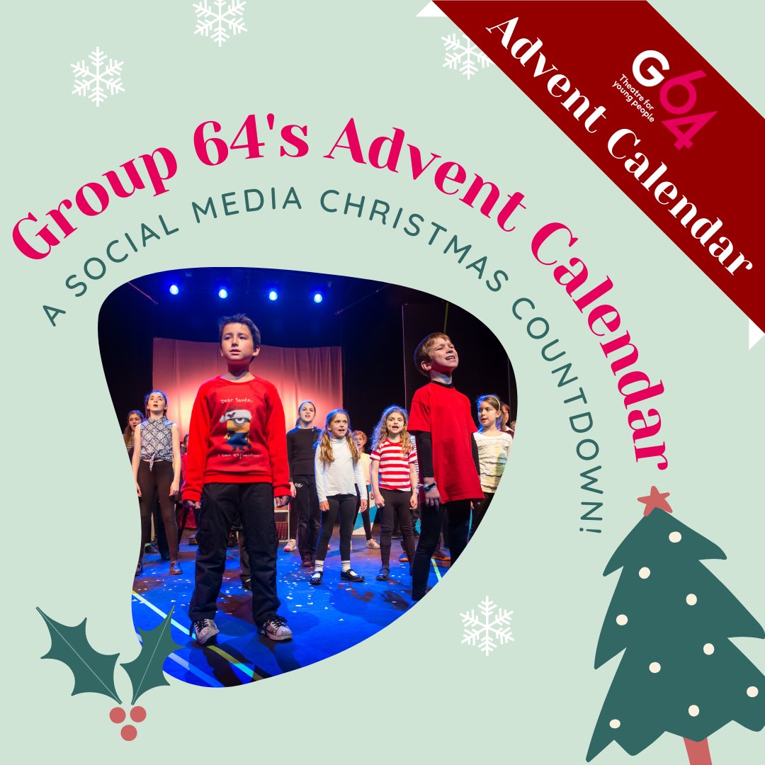 Group64's tweet photo. It's the Group 64 countdown to Christmas!
From today until the 25th we are going to be posting daily Group 64 treats, and we are really excited about it! Check back tomorrow for the next post...❄️🎄
#Group64Members #ChristmasCountdown #Christmas #YouthTheatre #Putney https://t.co/aWxN4vW7T0