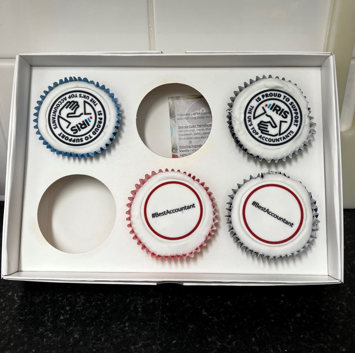 Thank you very much <a href="/IRISaccountants/">IRIS Accountants</a> got to be quick around here! #iris #cupcakes