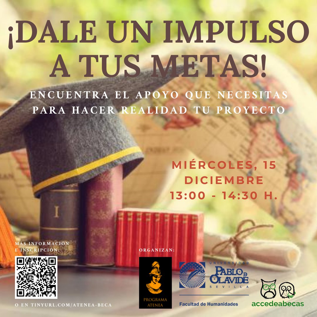 f_humanidades's tweet photo. Presentación del portal https://t.co/BrVO5hBGon, donde becarios y exbecarios te ayudan a preparar tus solicitudes. Organizado por el #ProgramaAteneaUPO, +Info:
https://t.co/liuBWgn8Pa
📆 15/12
🕙 13:00-14:30 h.
📍Sala de Grados de la Biblioteca (Edif. 25)
Gratuito previo registro https://t.co/s96arHrSmZ