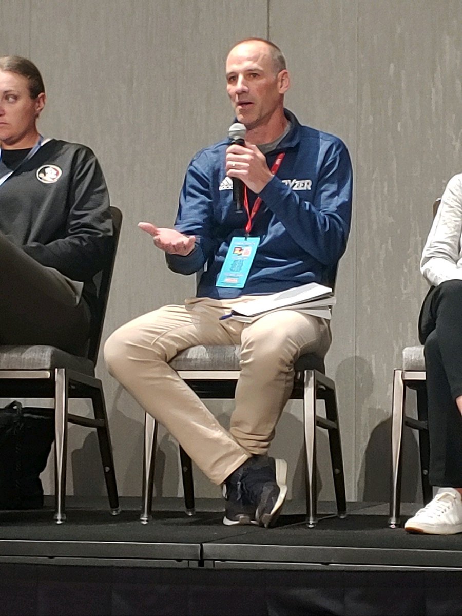 Pike_Ryzer's tweet photo. Really enjoyed sitting on the @CS_Eval analytics panel at #NFCA convention. Thanks for having me!
Great to spend time with coaches and peers. Sport of softball is emerging as a leader in analytics! @NFCAorg https://t.co/d0l98k8Y6J