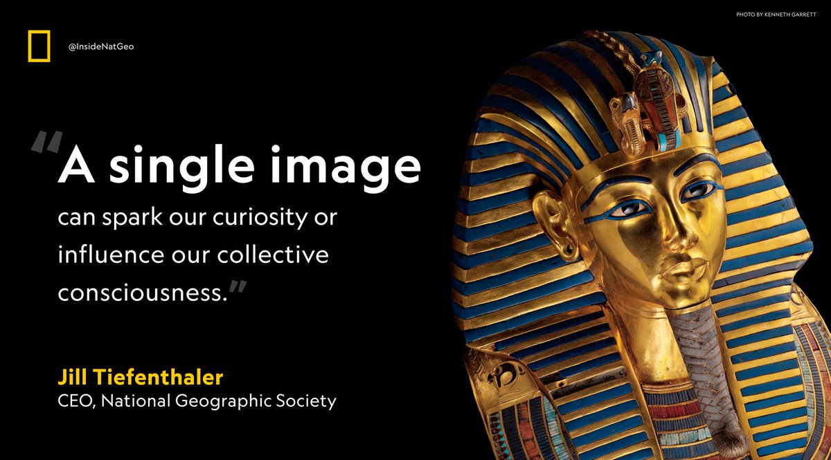 InsideNatGeo's tweet photo. National Geographic Society CEO Jill Tiefenthaler’s letter in the latest @NatGeo Magazine highlights the power of a photo, and her vision to strengthen our investments in tools of exploration, including photography, to drive positive impact. https://t.co/70BXWu3QCe https://t.co/MCzdpfpJZQ