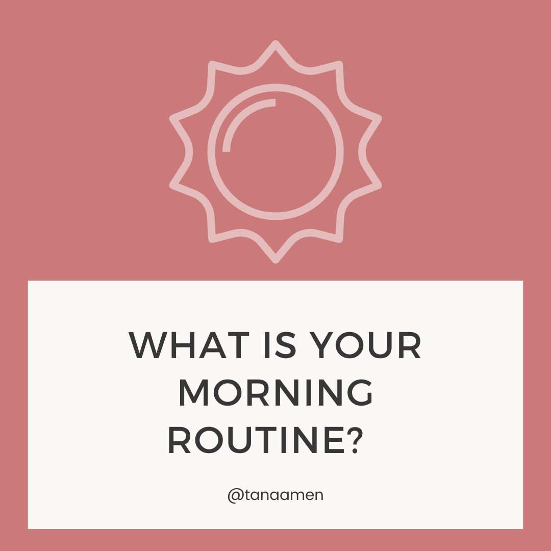 TanaAmen's tweet photo. How do you set yourself up for the day? Or even the week? It’s important to get started off on the right foot! 🙌🏻
#MorningRoutine #SetYourselfUp #SetYourselfUpForSuccess #MondayMotivation #MondayMindset #RightFoot #LetsGo #GoodIntentions #HealthyWeekAhead https://t.co/aSmvtHC2TA