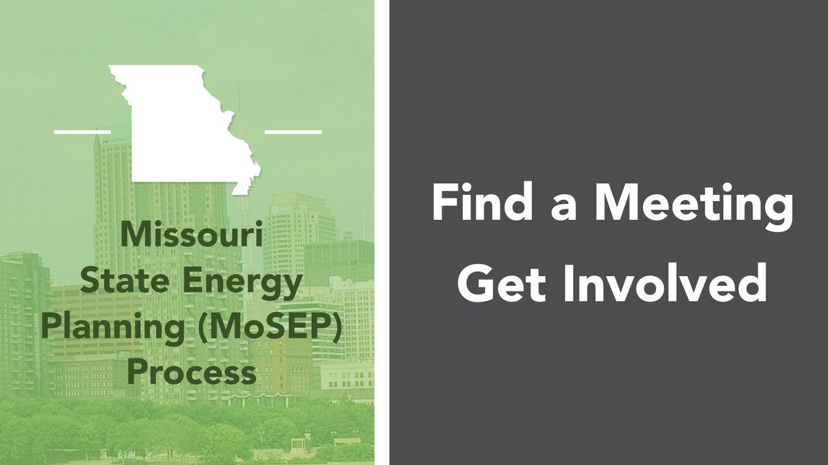 Join MoDNR’s Division of Energy for the second Missouri State Energy Planning (MoSEP) process Northern Region meeting on Dec. 14 as we hone in on stakeholder-driven initiatives. dnr.mo.gov/about-us/forum…