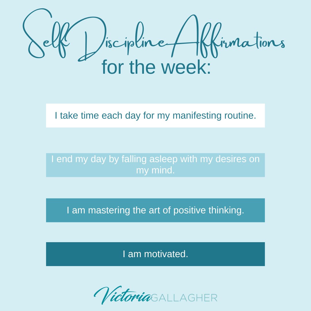 LOAHypnotist's tweet photo. Sharing Self Discipline affirmations for the week.

Find more affirmations to improve every aspect of your life on my YouTube channel: https://t.co/z9InydW7zL

#goodluck #attractluck #manifestmoney #goodluckaffirmations https://t.co/Dy7IYpTeEF
