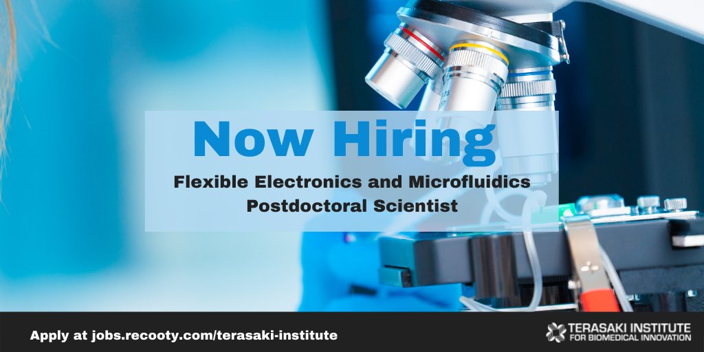 We are looking for great postdocs to join our team! Applicants should apply using the link below.
jobs.recooty.com/terasaki-insti…