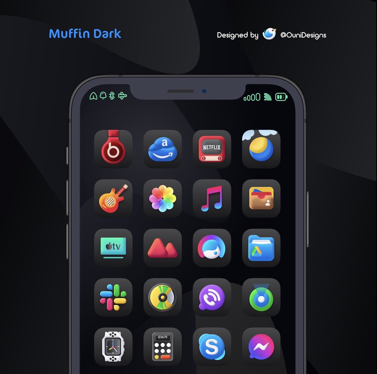 Yalujb's tweet photo. Muffin theme pack (Muffin &amp; Muffin Dark) coming soon 🥳 (dev - @OuniDesigns). #jailbreak #theme https://t.co/3A3PSdHibk