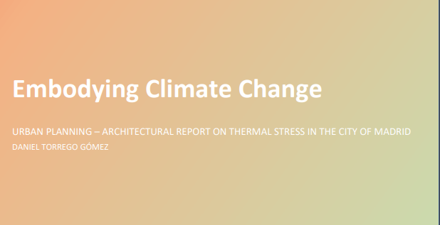 📒New report out:
#ThermalStress in #Madrid analysing the influence of #architecture and #urbanplanning, focusing on the situated and embodied experiences of thermal stress 

By  Daniel Torrego Gómez UMBRAL
#UrbanHeatIsland #ClimateChange 

emclic.com/publications/t…