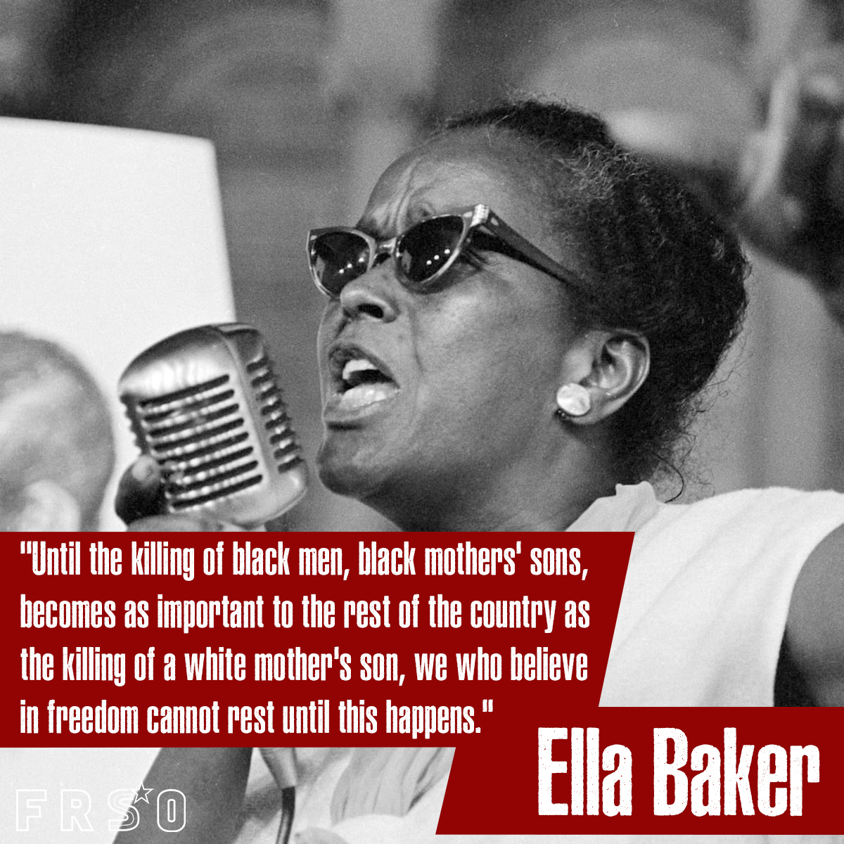 #OnThisDay December 13, 1903: Ella Baker was a key leader in the Black freedom struggle, and struggled to support Puerto Rican political prisoners, the anti-apartheid movement, women's movement, and peace movement. #TodayInHistory #BlackLivesMatter #BLM #BlackPowerMatters