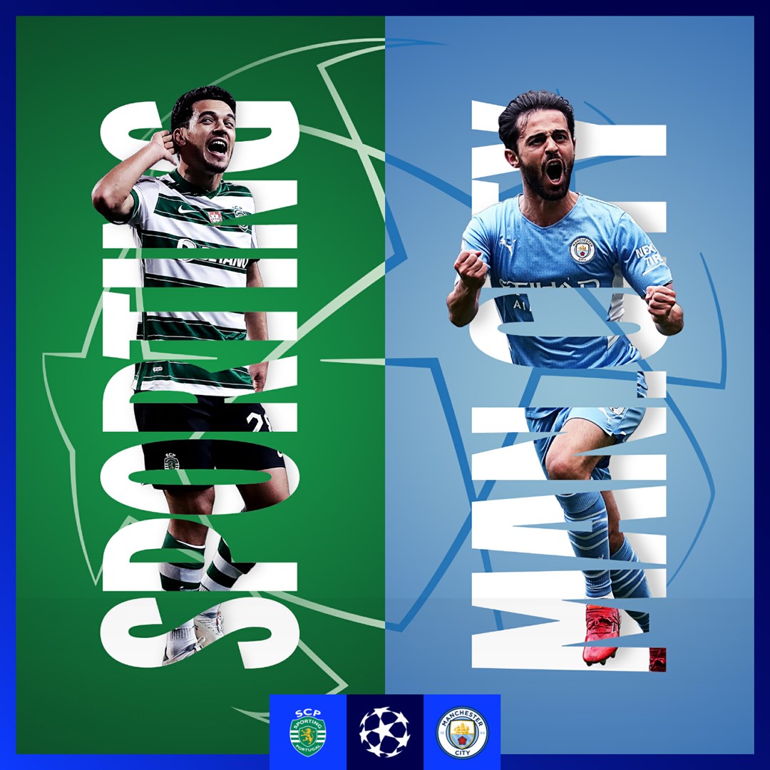 ChampionsLeague's tweet image. 🇵🇹 Sporting CP vs Manchester City 🏴󠁧󠁢󠁥󠁮󠁧󠁿

#UCLdraw | #UCL