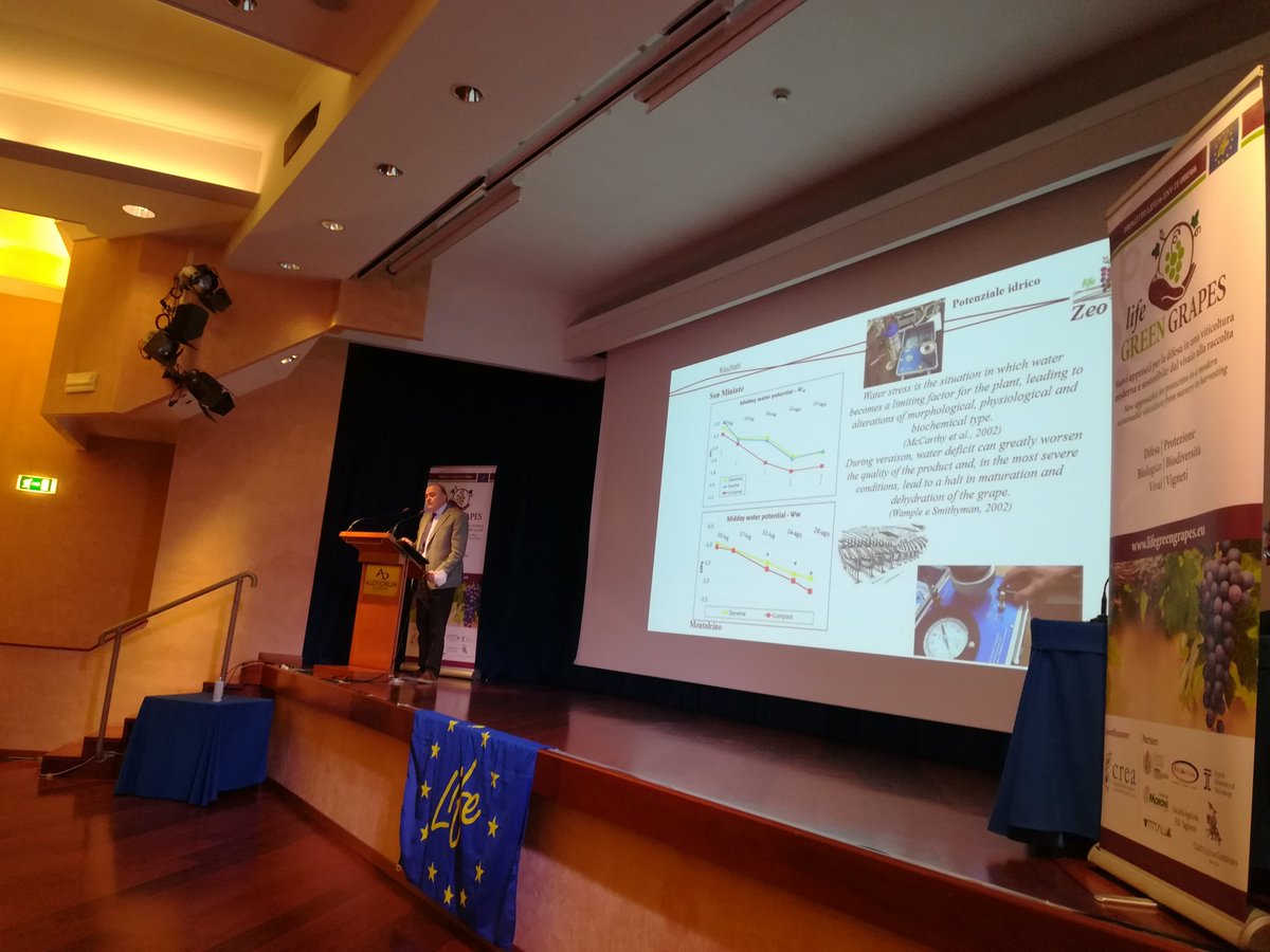 zeowine's tweet photo. Presentazione del Progetto LIFE Zeowine al Convegno Finale  
Progetto LIFE GREEN GRAPES: Nuovi approcci per la difesa in una viticoltura moderna e sostenibile: dal vivaio alla raccolta
NETWORKING TIME 
@GrapesLife
@LIFEprogramme
@LIFEprogrammeIT 
@CREA_Ricerca
#EUSoil
#Farmtofork https://t.co/iNuwqWBAM8
