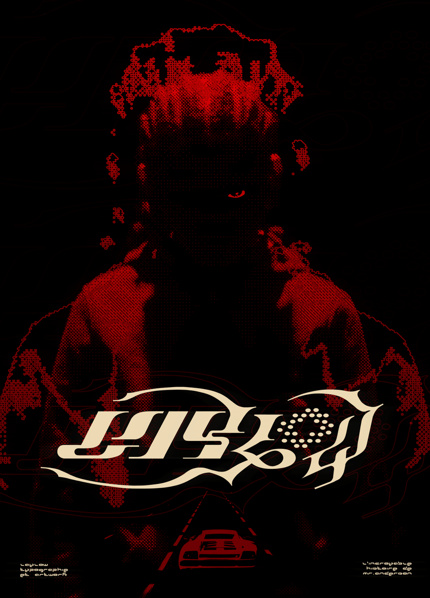 ROBOTKAO's tweet image. L'ÉTRANGE HISTOIRE DE MR.ANDERSON - @JeyLaylow [typographie &amp;amp; artwork]