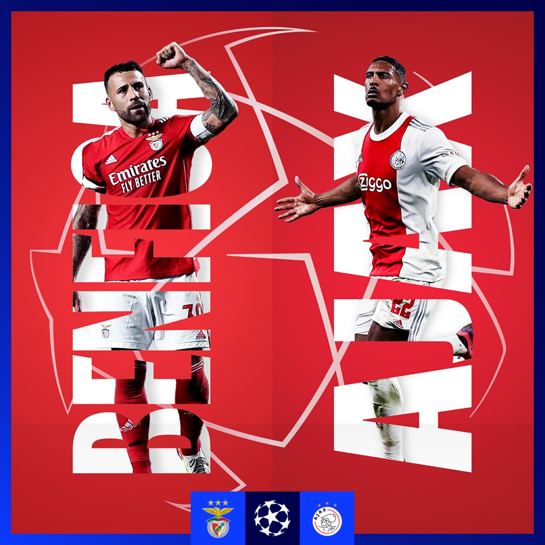 ChampionsLeague's tweet image. 🇵🇹 Benfica vs Ajax 🇳🇱

#UCLdraw | #UCL