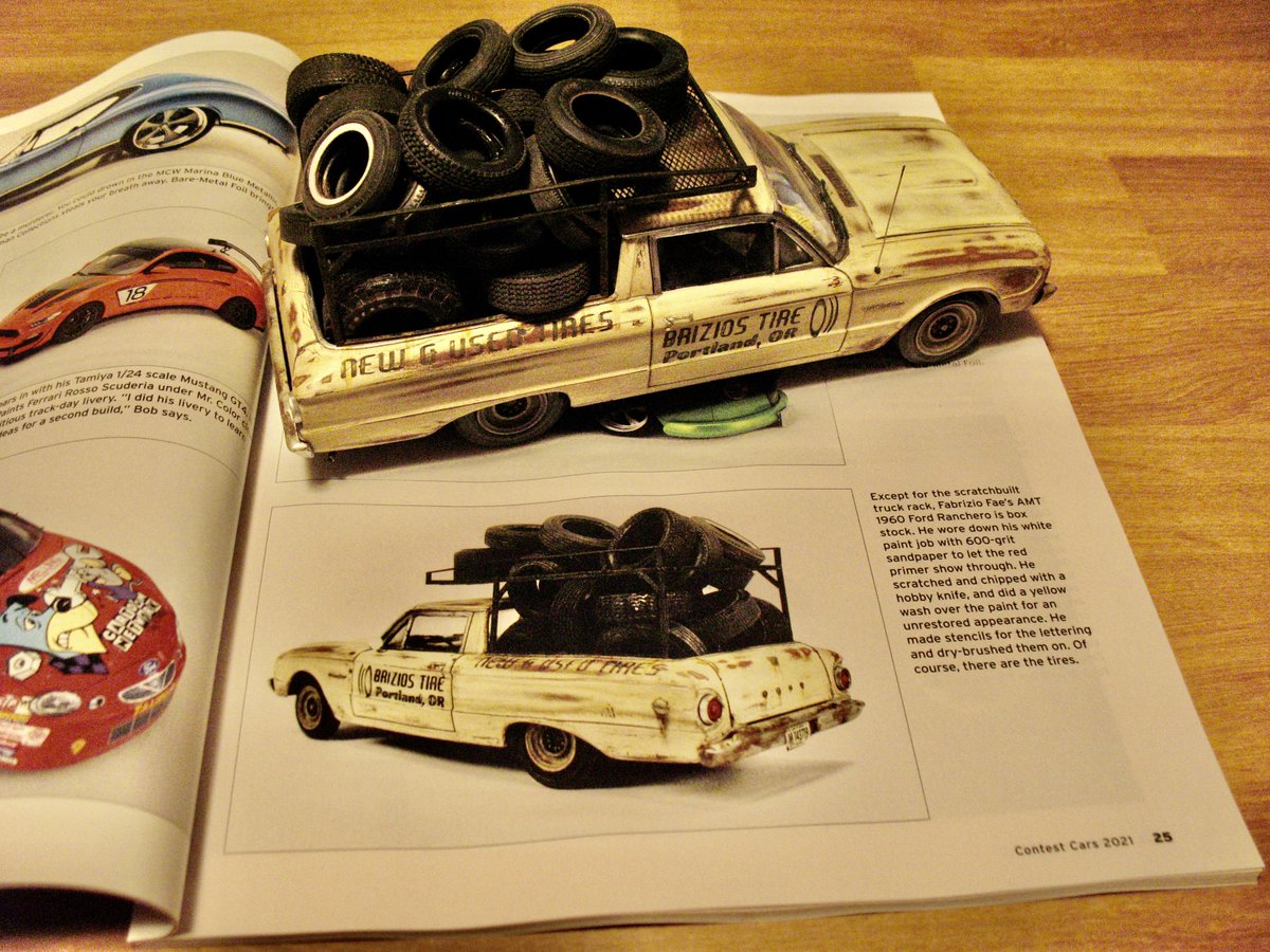 Briziosdotcom's tweet image. The Ranchero a the Southern Nationals on Fine Scale Modeler, Contest Cars 2021. @Briziosdotcom @FineScale_mag @Ford @fordranchero