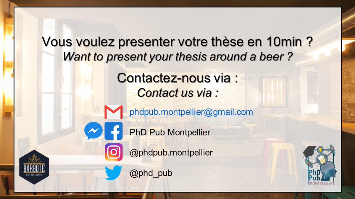 PhD Pub Montpellier tweet media