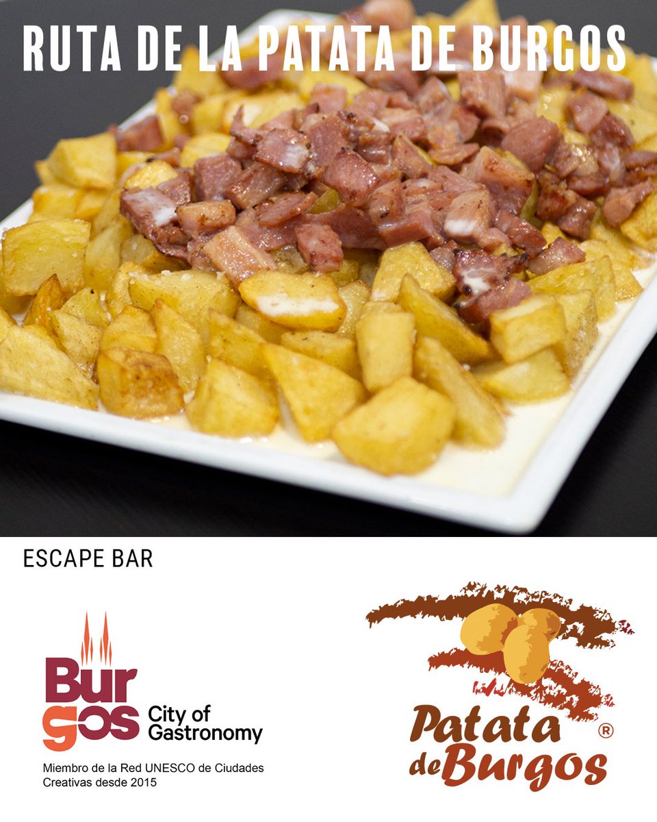 patatadeburgos's tweet photo. Seguimos esta semana con más participantes #rutapatatadeburgos...#escapebar #Burgos https://t.co/OI1UXYINRf