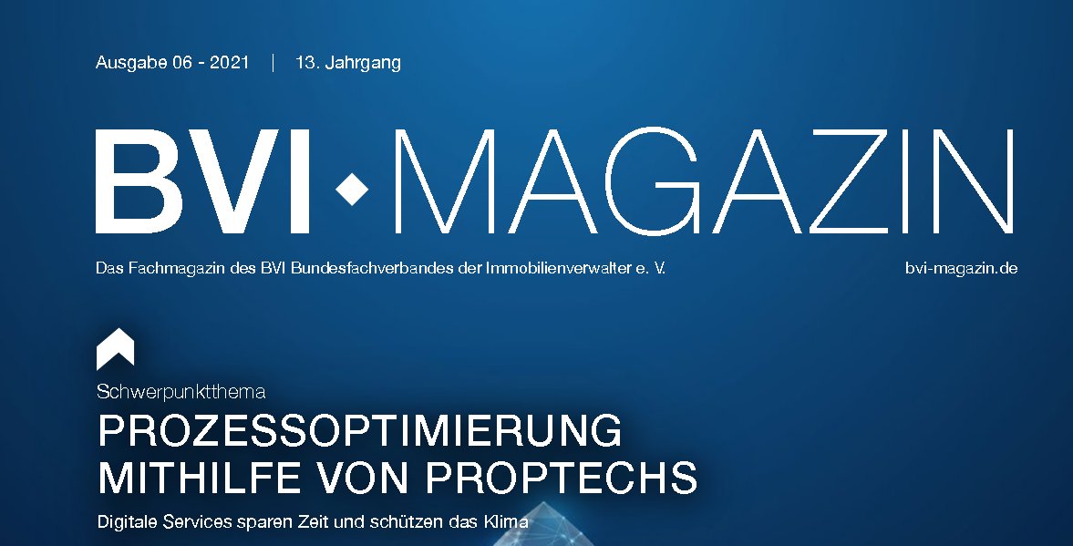 🤩In der letzten Ausgabe 2021 des #BVI-Magazins beleuchten <a href="/Ubach_Utermoehl/">Alexander</a>, Head of Strategic Business Development bei <a href="/TechemDE/">pocpos</a> &amp; Mitbegründer der <a href="/GPTI_de/">GPTI</a>, &amp; die stv. <a href="/ZIA/">zia</a>-Hauptgeschäftsführerin Aygül Özkan das #Zukunftsthema🚀 #PropTech. 
📖➡️bit.ly/3ER9FBj