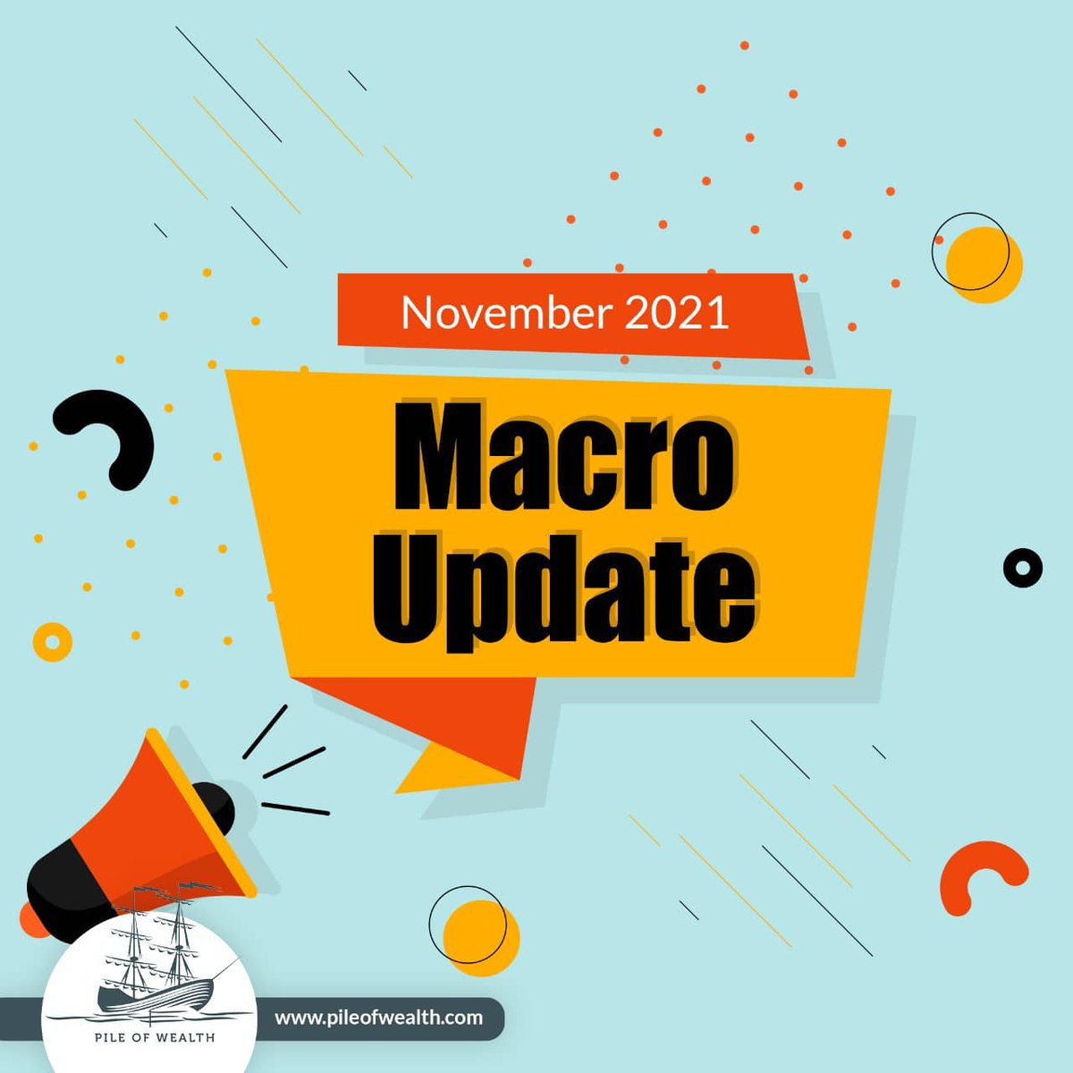 PileWealth's tweet photo. Macro Update For November 2021

Key Topics👇
•Inflation
•Index Of Industrial Production
•Manufacturing
•Trade

Stay Connected With @PileWealth 
For Regular Updates and Much More.

#update #updates #inflation #iip #indexofindustrialproduction #manufacturing #trade #november https://t.co/R7suVb3l8U