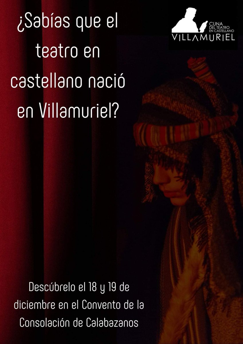 ¿Sabías que el teatro en castellano nació en Villamuriel?

Auto del Nacimiento de Nuestro Señor, de Gómez Manrique. DESCÚBRELO EL 18 y 19 de diciembre.

Compra las entradas en villamuriel.es

Comparte nuestra historia 🎭

#villamurielcunadelteatro