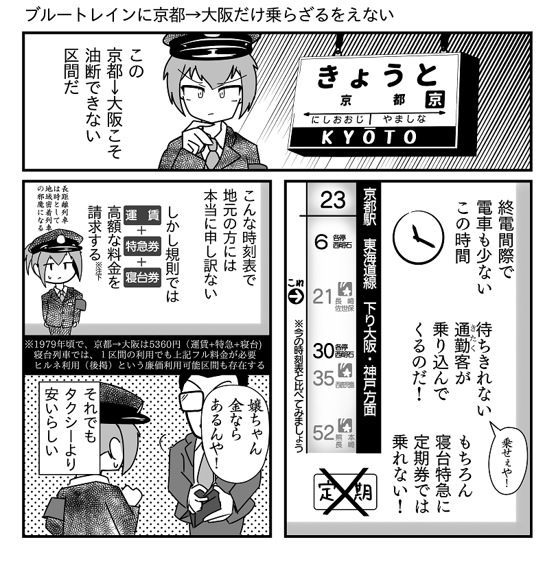艦これ全く関係なくなってしまった京都→大阪の下り 