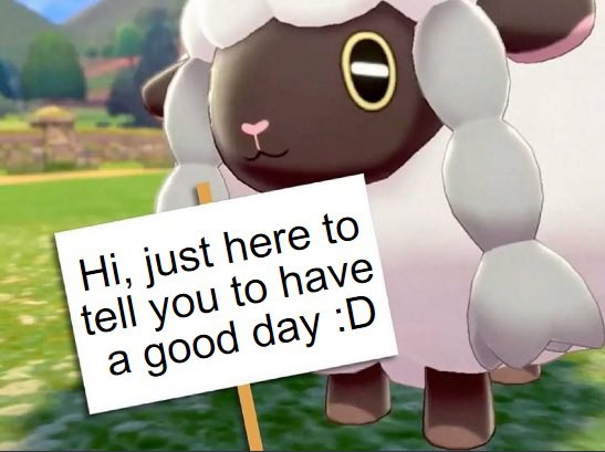 The smiling Pokémon of the day is... Wooloo! I think this happy little sheep can speak for itself! Submitted by <a href="/montsaifili/">0.00005 millie</a>