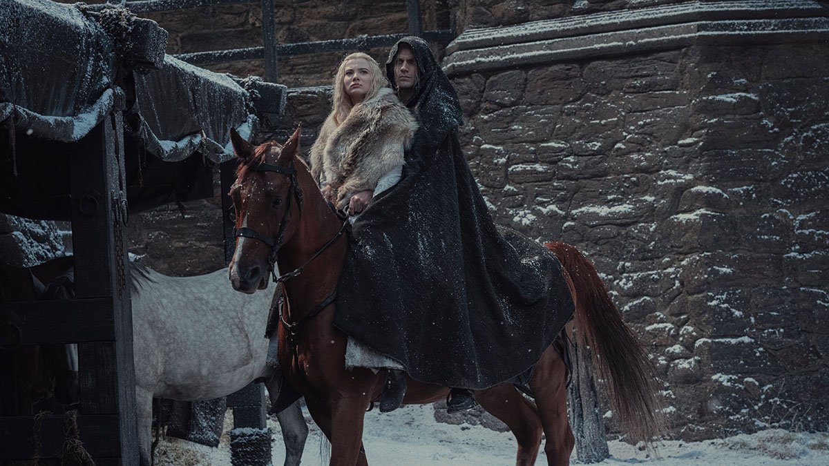 geralt and ciri in the witcher season 2
