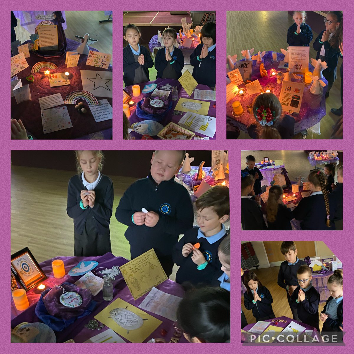 StAugustinesCPS's tweet photo. Y3 took the time to think about, pray and reflect upon how to prepare to celebrate the birth of Jesus during our Advent Prayer Trail, with 4 prayer stations each set up by a KS2 class #childled #prayerandliturgy #pausetoreflect #areyoureadytomeetHim @ShrewsRCnews @EducationShrew https://t.co/kWfzZG6Zt4