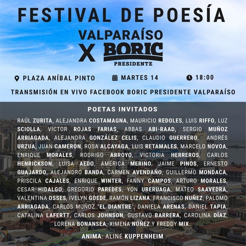 elsrguerrero's tweet image. #PoetasxBoric #BoricPresidente