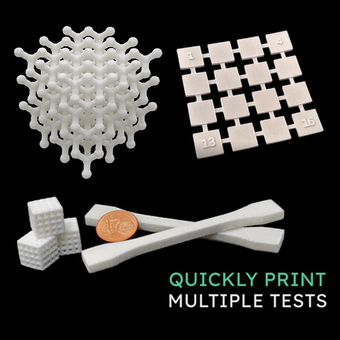 Using Sharebot #SnowWhite 2, our #SLS 3D printer, you can start printing with only 300g of #powder. Take a look at some test prints produced in less than 1 hour!

More info at:
➡️sharebot.us

#3dprinter #sintering #technology #university #research #sintering #polymers