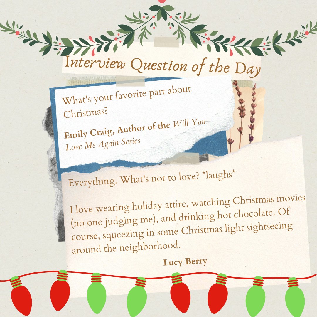 emilycraig44's tweet photo. 🦌 Cue Rudolph the Red-Nosed Reindeer 🦌

All I need is:
⛄ Hot Chocolate
⛄ A Christmas Carol or any Christmas movie
⛄ Good company - Family, Friends, and @dhooie95

🔥 Publication Month Vibes 🔥

#bookcreators #wherewillwego #characterinterviews #christmas https://t.co/gvPOLL5CC9