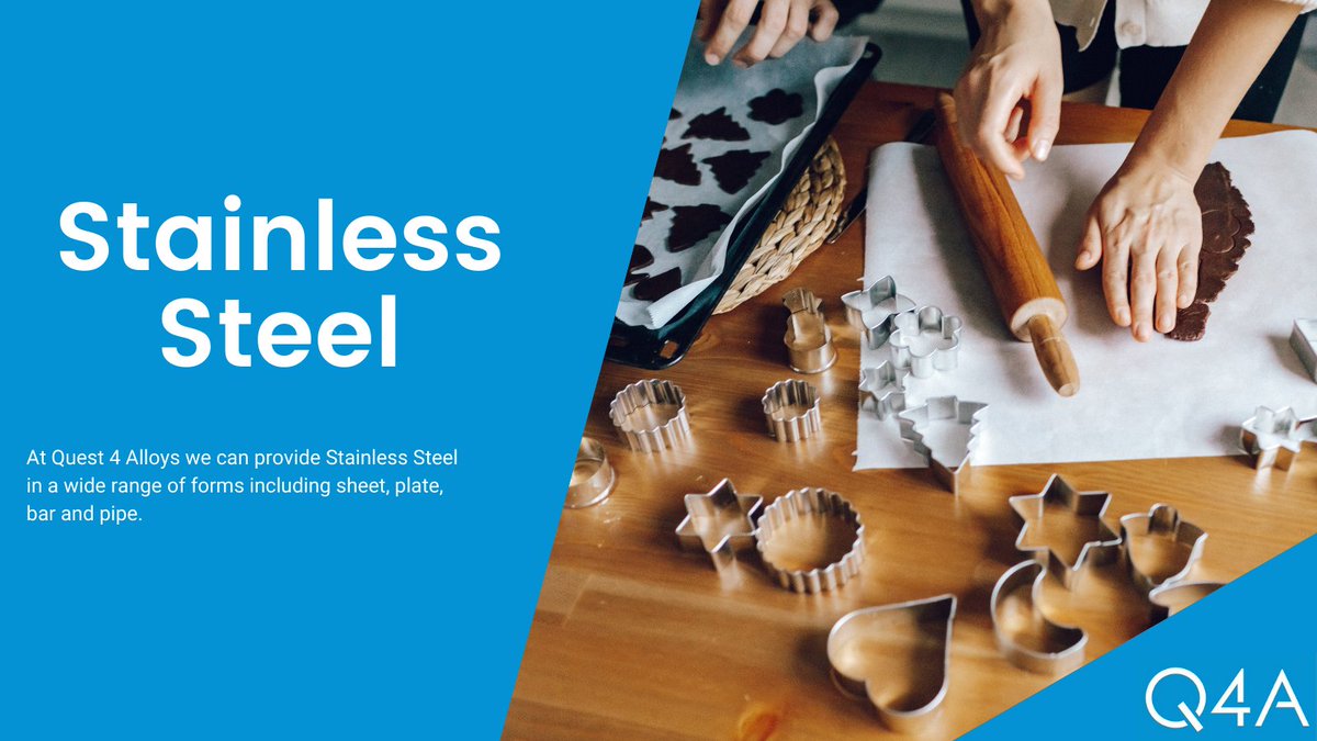 Cookie cutters are a fantastic example of the versatility of Stainless Steel.
Here at Quest we can provide material in a range of different thicknesses and forms, to suit any need.
#stainlesssteel #cookiecutters #christmas #metallurgy