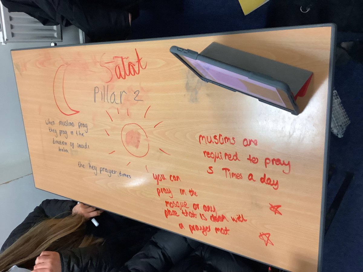 MissDowneyRMPS's tweet photo. Very proud of my first group of Higher RMPS pupils for planning &amp; leading a whole S2 lesson on the Five Pillars of Islam ☪️  Helping their revision for their next assessment, and the S2s loved it as well. Well done 👏🏼 💫  @Royal_High_Sch @RHS_GeoClaRE https://t.co/iIgmnaGiHo