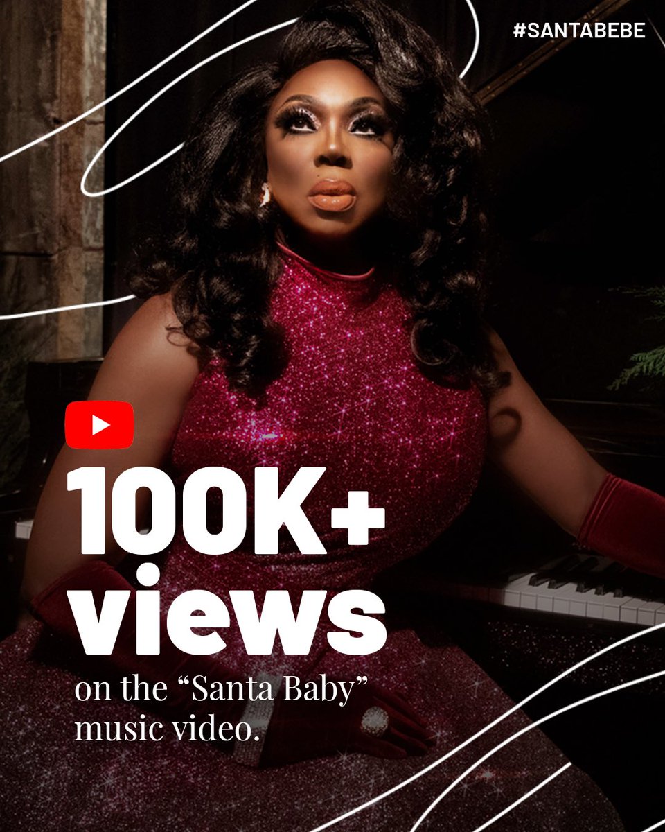 BeBeZaharaBenet's tweet photo. Over 100K views opening weekend and counting! 🤯 Thanks so much for watching my Santa Baby music video. 🙏🏾 Keep watching and sharing if you love it! Run it up. #SantaBeBe 🎅🏾❄️

Watch: https://t.co/CoNbLRqZYX https://t.co/ApfqGxAvKW