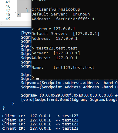 0gtweet's tweet image. Want to play with #log4j2 but you don't trust logging DNS servers? Create your own with couple of PowerShell lines: github.com/gtworek/PSBits…