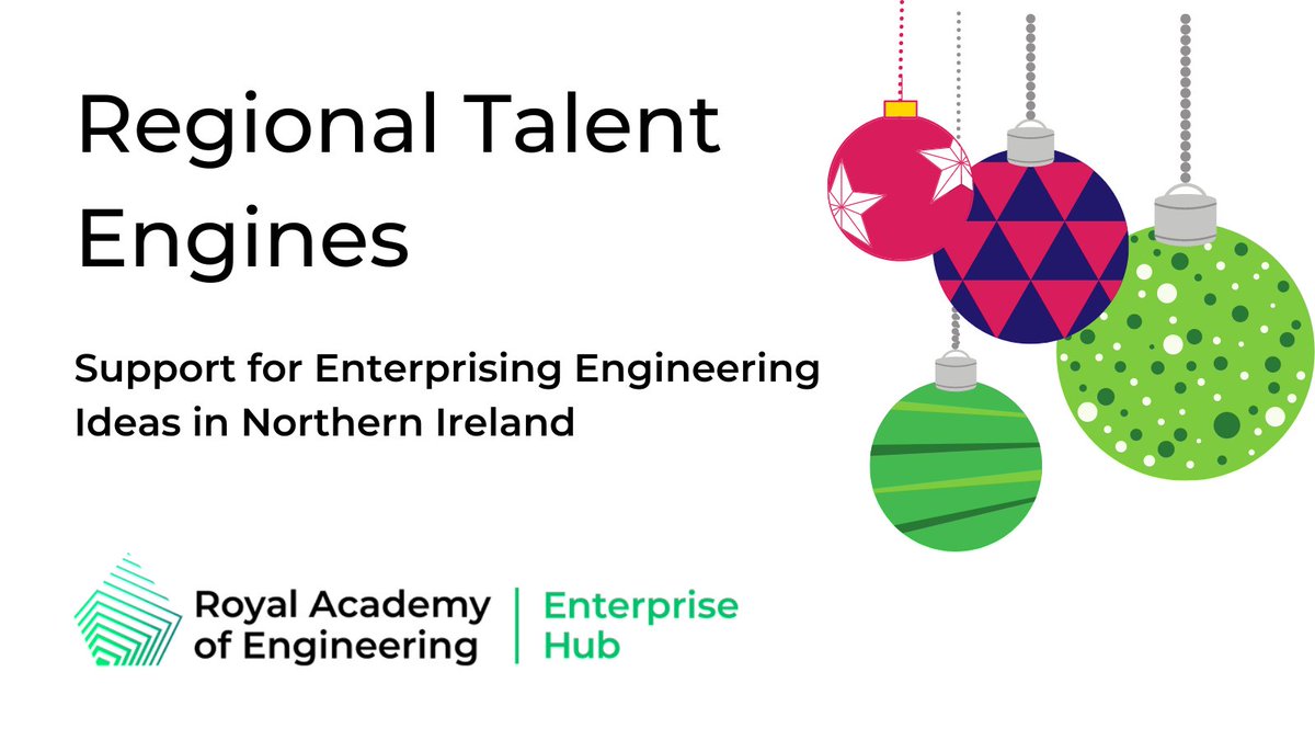 #Baubles. Knew there was something missing from previous tweets about this exciting new opportunity for recent FE graduates and experienced engineers/technicians. Application deadline: 20 December. DM me for help!
#Engineering #Entrepreneurship 
enterprisehub.raeng.org.uk/programmes/reg… #RTEngines